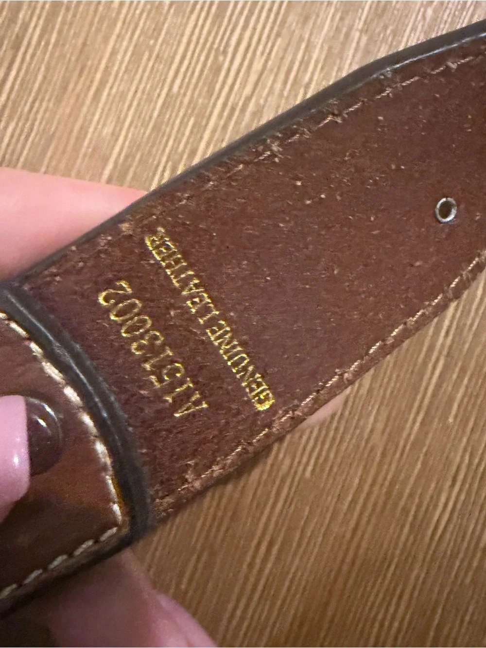 Ariat Western Embossed Tooled Brown Leather Belt with Concho Accents M